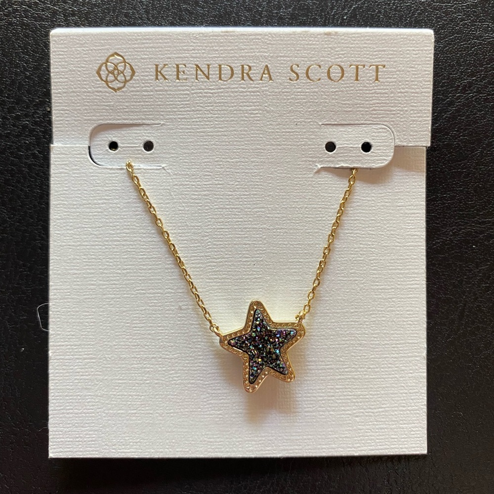 Kendra Scott Jae Star multicolor drusy pendant